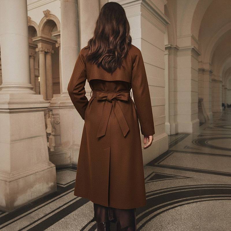 Damen Eleganter Trenchcoat Nord Taschen