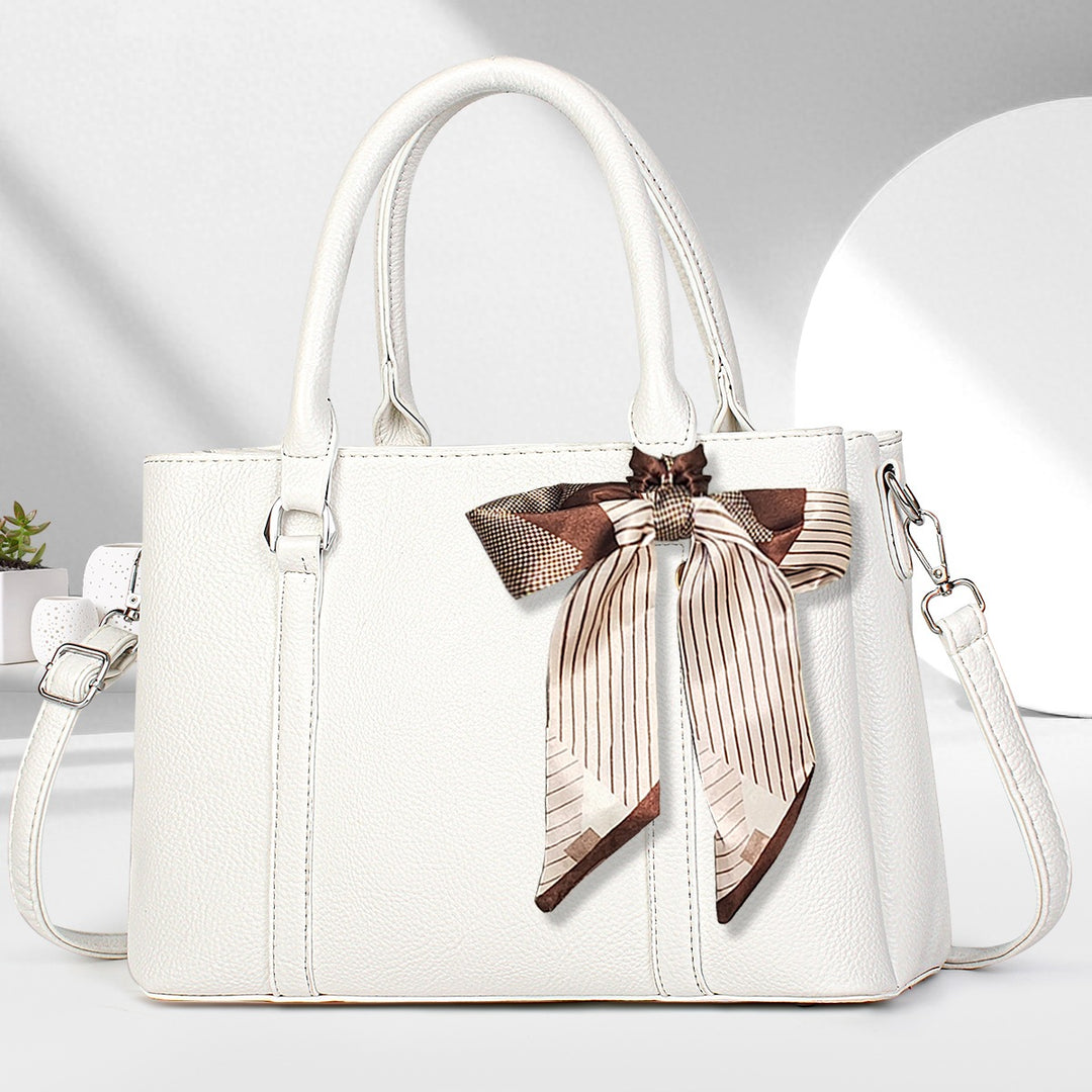 Damen modische Handtasche mit dekorativem Schleifenakzent Nord Taschen