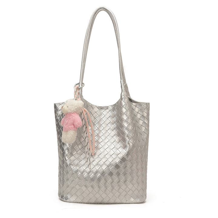 Damen Einkaufstasche mit geflochtenem Design Nord Taschen