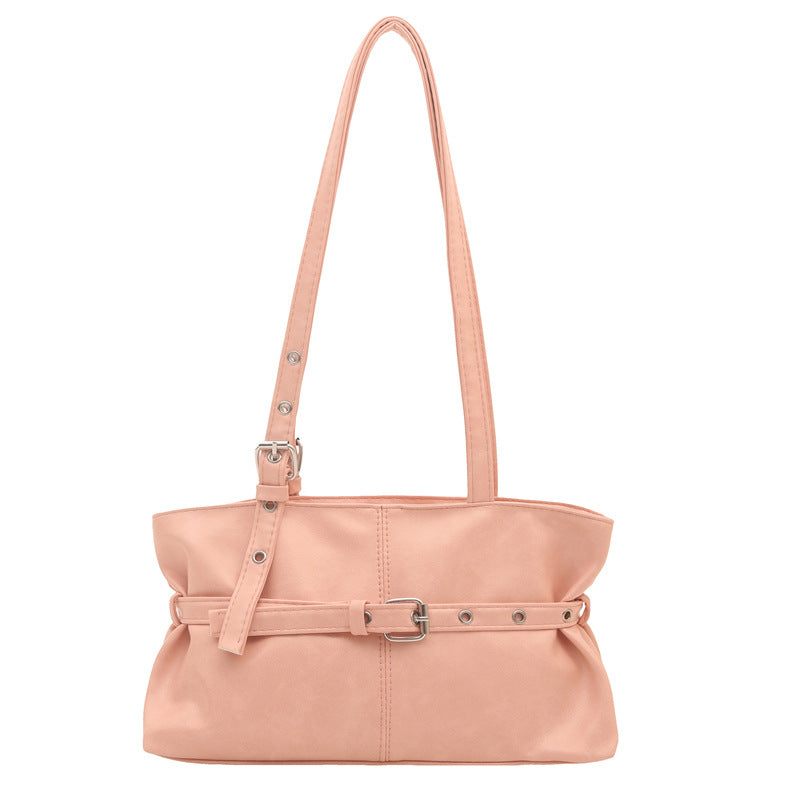 Damen elegante Umhängetasche mit verspieltem Gürteldetail Nord Taschen
