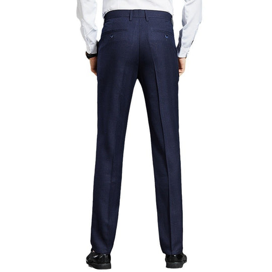 Herren Formelle Anzughose mit Bügelfalte, leichtem Stretch und schmaler Silhouette Nord Taschen
