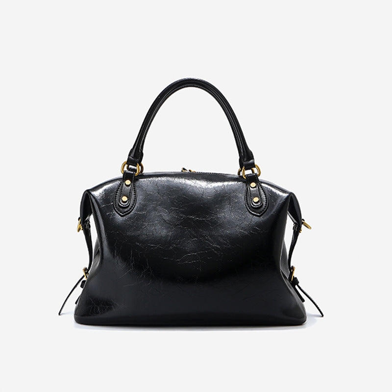Damen elegante Handtasche mit goldenen Details Nord Taschen