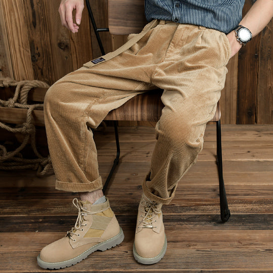 Herren Robuste Wildleder-Schnürstiefel mit gepolsterter Knöchelmanschette Nord Taschen