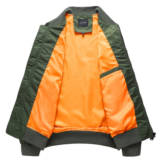Herren leichtes Pilotblouson aus Hightech‑Nylon mit Ärmel‑Organizer und kontrastierendem Innenfutter Nord Taschen