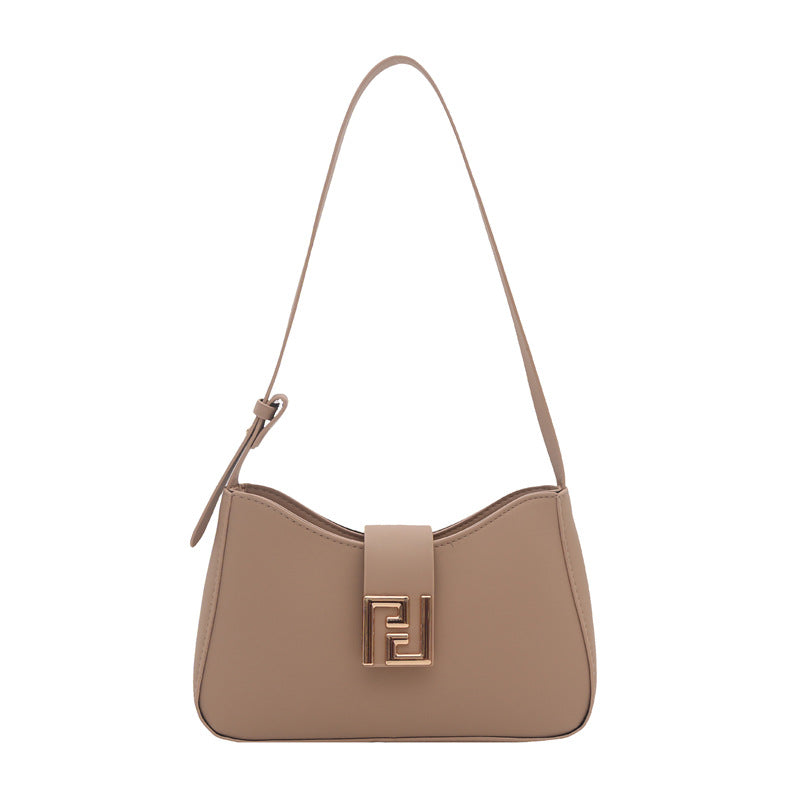 Damen modische Schultertasche mit elegantem Verschluss Nord Taschen