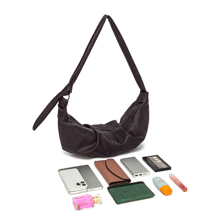 Damen Hobo-Tasche mit kreativer Faltentechnik und dekorativen Details Nord Taschen