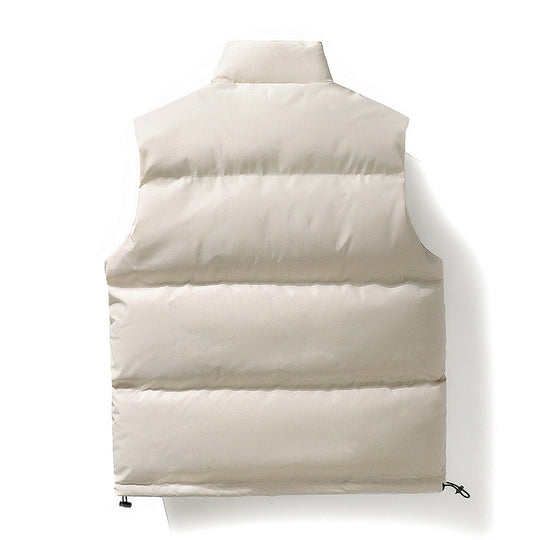 Damen Oversize Puffer‑Weste mit hohem Stehkragen, Frontblende und verstellbarem Kordelzugsaum Nord Taschen
