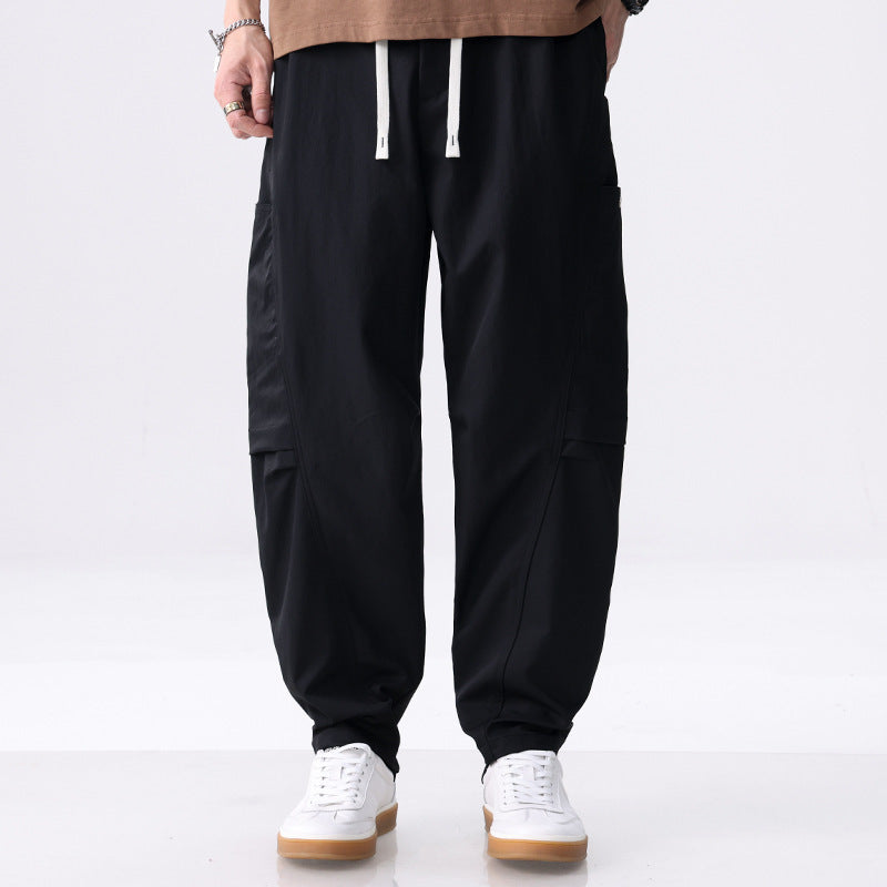 Herren Cargo-Jogginghose mit Kordelzug, elastischem Saum und seitlichen Utility‑Taschen Nord Taschen