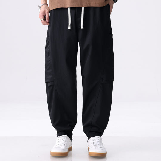 Herren Cargo-Jogginghose mit Kordelzug, elastischem Saum und seitlichen Utility‑Taschen Nord Taschen