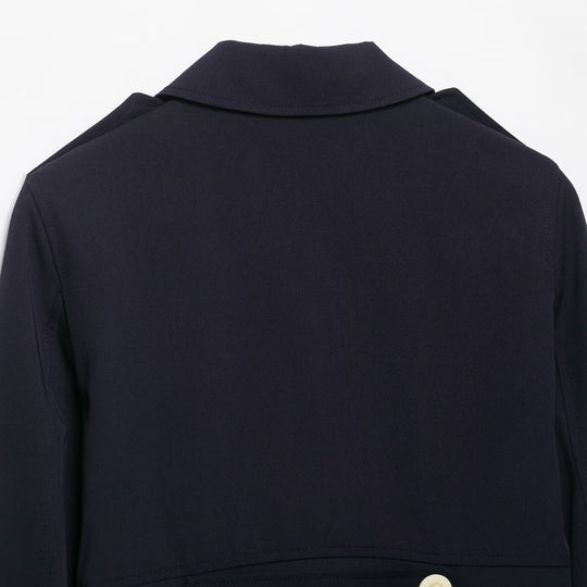 Damen Kurzjacke im Fieldstil mit Epauletten, aufgesetzten Pattentaschen und markanten Zierknöpfen Nord Taschen