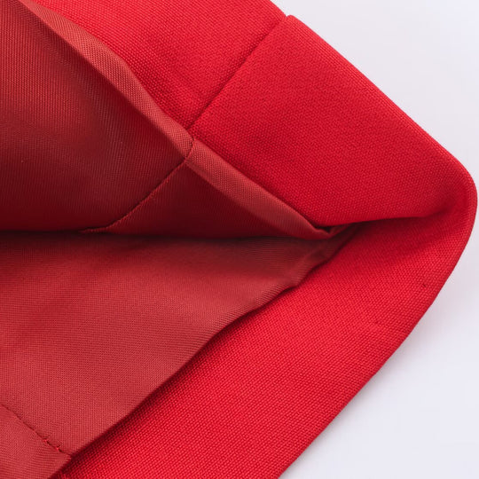 Damen Ausgestellter Midirock mit hoher Taille und Teilungsnähten Nord Taschen