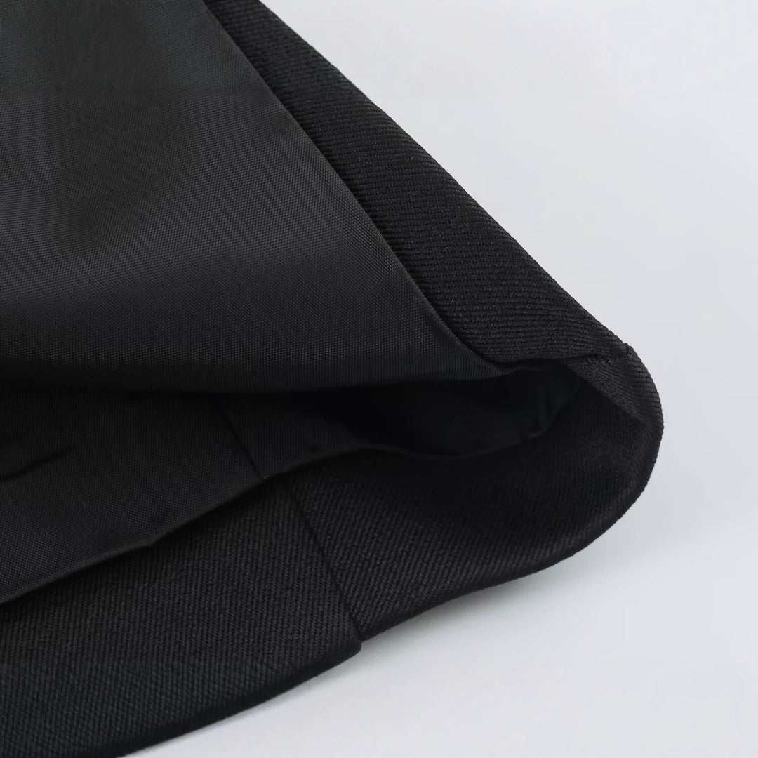 Damen Kurzjacke im Militärstil mit goldener Zierborte und Stehkragen Nord Taschen