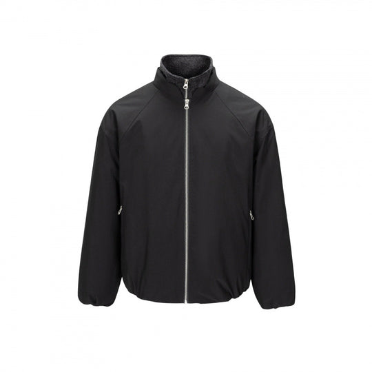 Herren Ultraleichte Tech-Blousonjacke mit Raglanärmeln, Stehkragen und Reißverschlusstaschen Nord Taschen