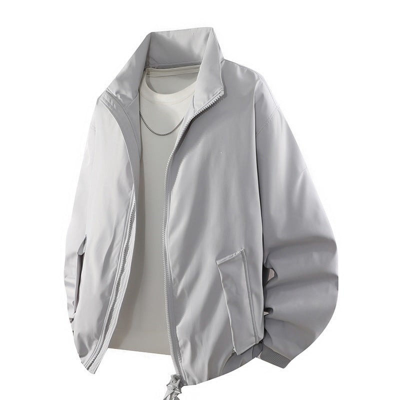 Herren Sportliche Übergangsjacke mit hohem Kragen und praktischen Reißverschlusstaschen Nord Taschen