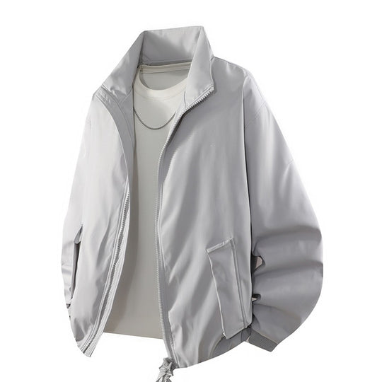 Herren Sportliche Übergangsjacke mit hohem Kragen und praktischen Reißverschlusstaschen Nord Taschen
