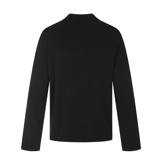 Herren Asymmetrische Hemdjacke mit Kentkragen und verdeckter Knopfleiste Nord Taschen