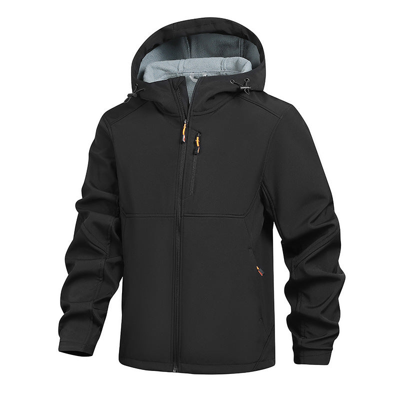 Herren Praktische und Stylische Übergangsjacke mit Kapuze Nord Taschen