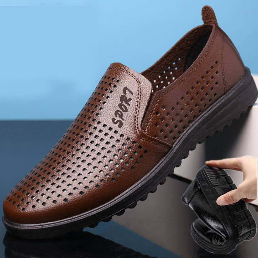 Herren Atmungsaktive Slip-On Freizeitschuhe