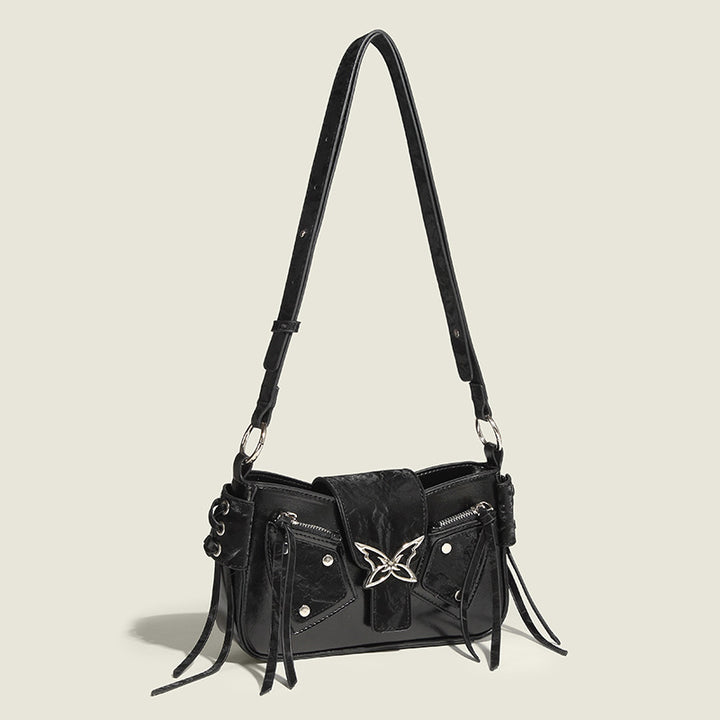 Damen Umhängetasche mit verspieltem Design und fransenbesetztem Detail Nord Taschen