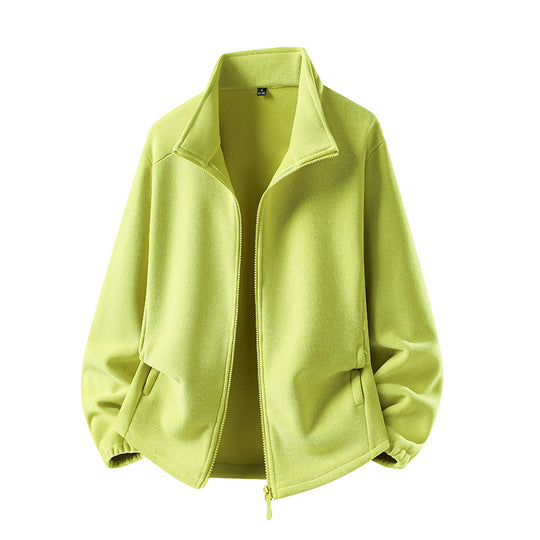 Damen Fleecejacke mit Stehkragen, durchgehendem Reißverschluss und Wärmeisolierung Nord Taschen