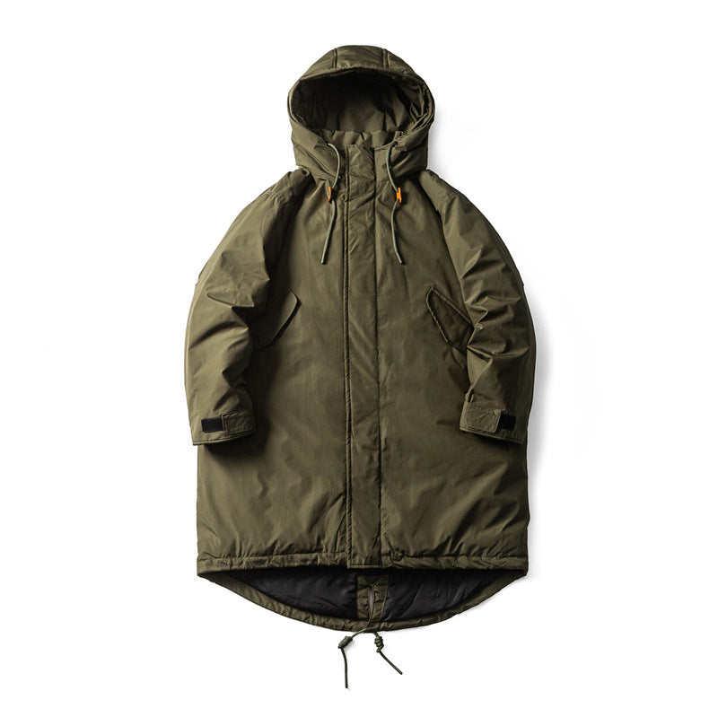 Herren Wasserdichter Thermo-Parka mit verlängerter Rückenpartie und Kapuze Nord Taschen