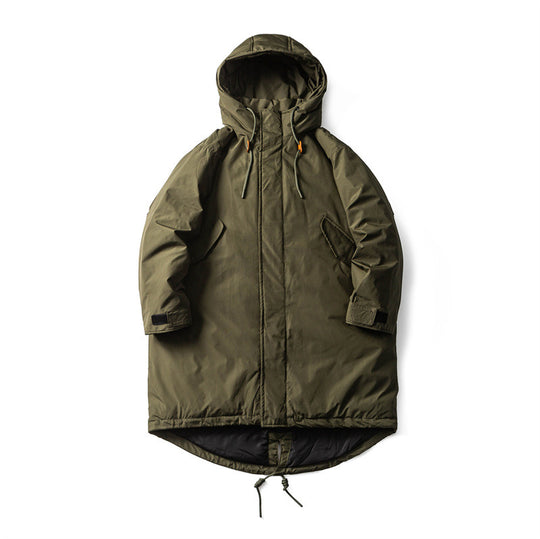 Herren Wasserdichter Thermo-Parka mit verlängerter Rückenpartie und Kapuze Nord Taschen