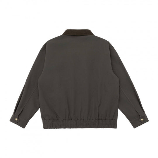 Unisex Kastenförmige Utility-Jacke mit Cordkragen, aufgesetzten Pattentaschen und elastischem Saum Nord Taschen