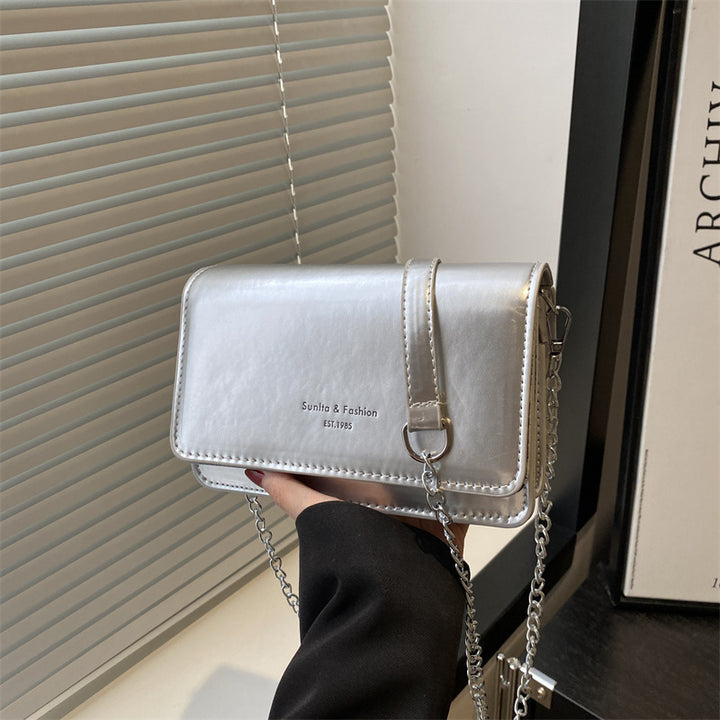 Damen elegante Umhängetasche mit Kettendesign Nord Taschen