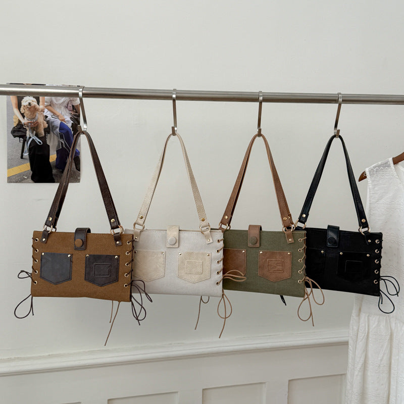 Damen multifunktionale Umhängetasche mit dekorativen Details Nord Taschen