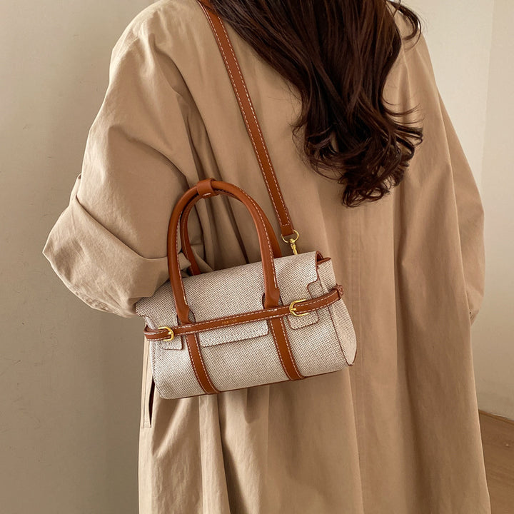 Damen Tragetasche mit eleganten Lederakzenten Nord Taschen