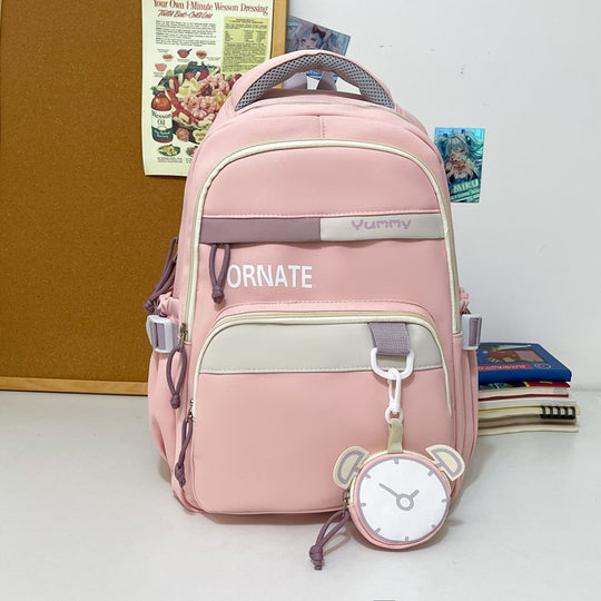 Damen Rucksack mit funktionalem Design und verspieltem Anhänger Nord Taschen