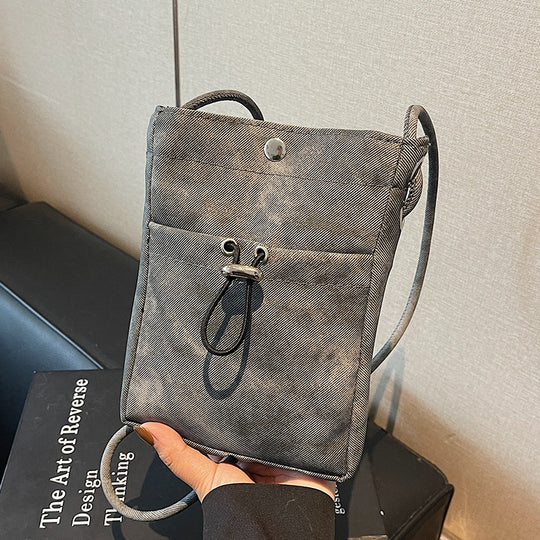 Damen Umhängetasche mit vielseitigem Kordelzug und praktischen Fächern Nord Taschen