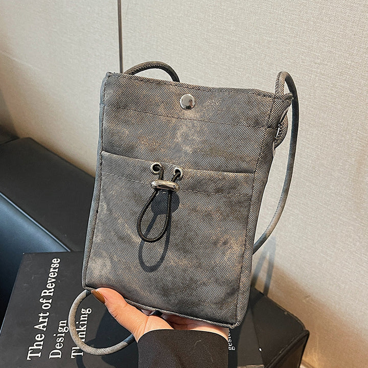 Damen Umhängetasche mit vielseitigem Kordelzug und praktischen Fächern Nord Taschen