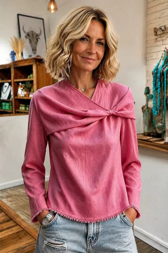 Damen Elegante und bequeme Bluse Nord Taschen