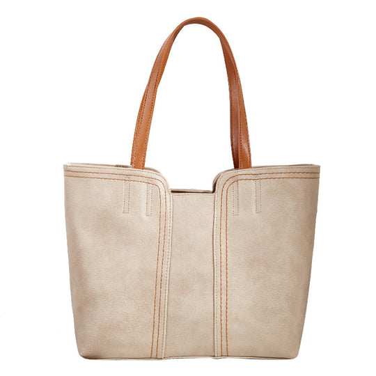 Damen Tragetasche mit eleganten Nieten und bequemem Handles Nord Taschen