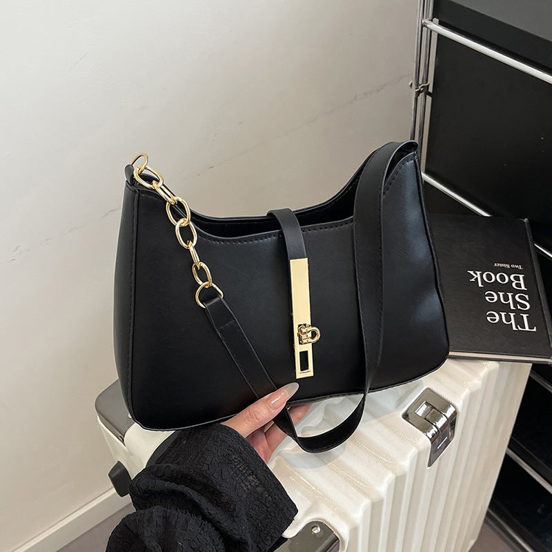 Damen Hobo-Tasche mit strukturiertem Design und schickem goldenen Verschluss Nord Taschen