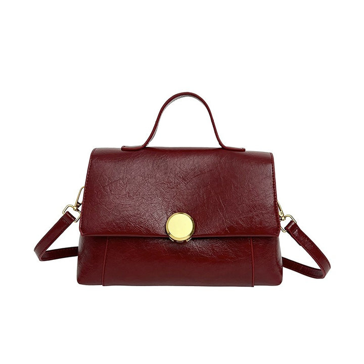 Damen elegante Handtasche mit praktischem Klappverschluss Nord Taschen