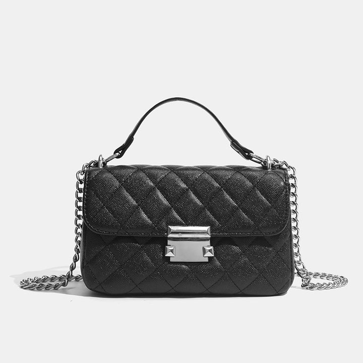 Damen Umhängetasche mit eleganter Steppoptik und luxuriösem Kettenverschluss Nord Taschen