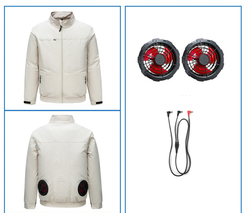 Unisex nan Niederspannungs Lüfter-Set für Kühljacken mit drei kompakten Ventilatoren und Y-Anschluss Nord Taschen