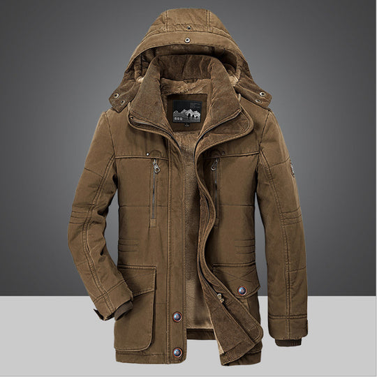 Herren Winterjacke mit warmem Innenfutter Nord Taschen