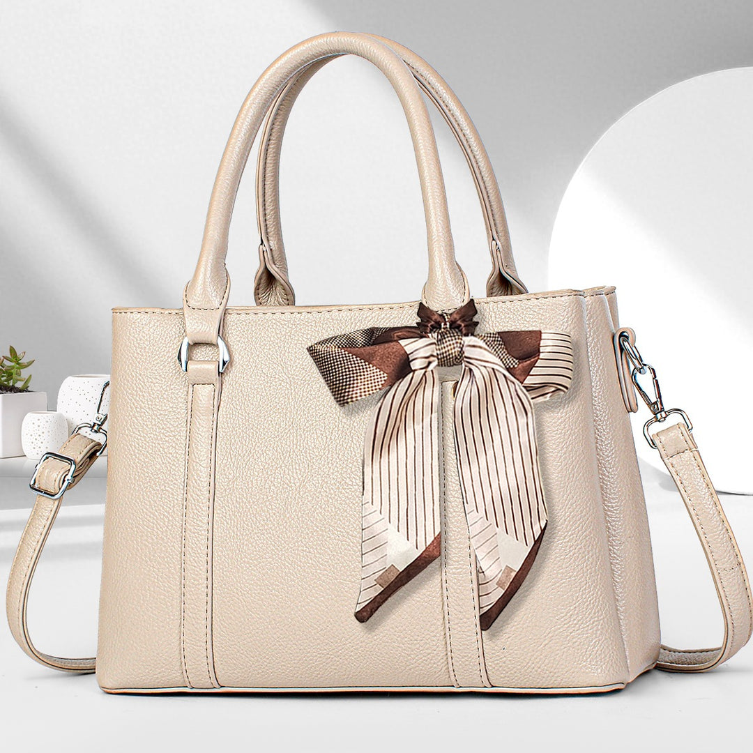 Damen modische Handtasche mit dekorativem Schleifenakzent Nord Taschen
