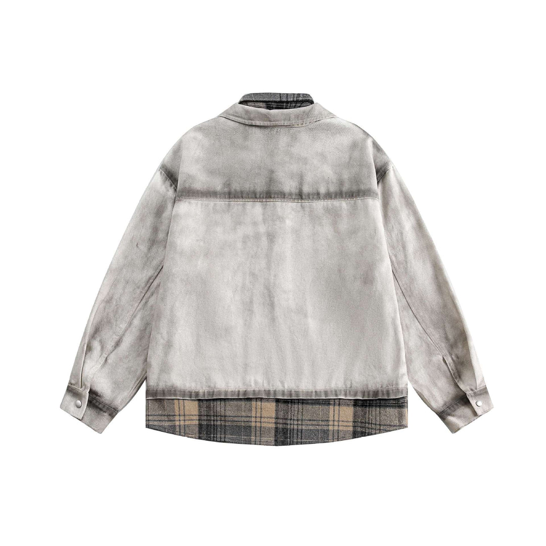 Herren Layered-Overshirt im Workwear‑Stil mit aufgesetzten Brusttaschen Nord Taschen