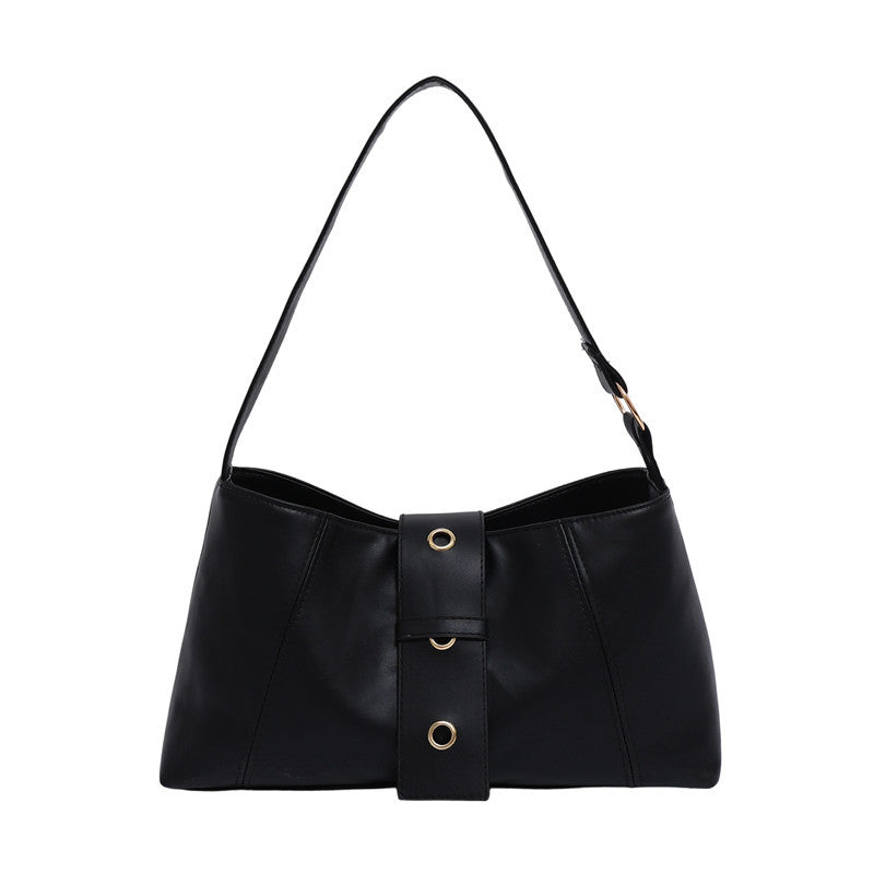 Damen Hobo-Tasche mit praktischem abnehmbarem Schulterriemen und dekorativen Ösen Nord Taschen