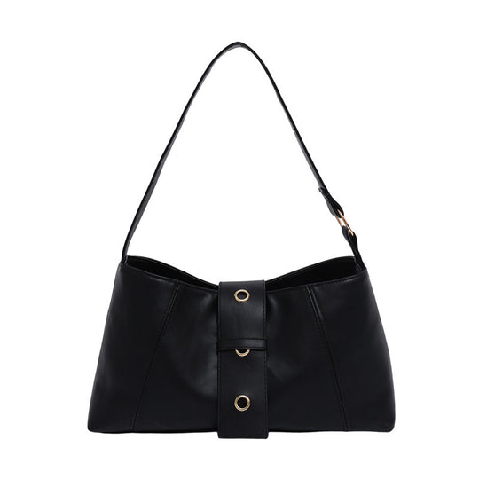 Damen Hobo-Tasche mit praktischem abnehmbarem Schulterriemen und dekorativen Ösen Nord Taschen