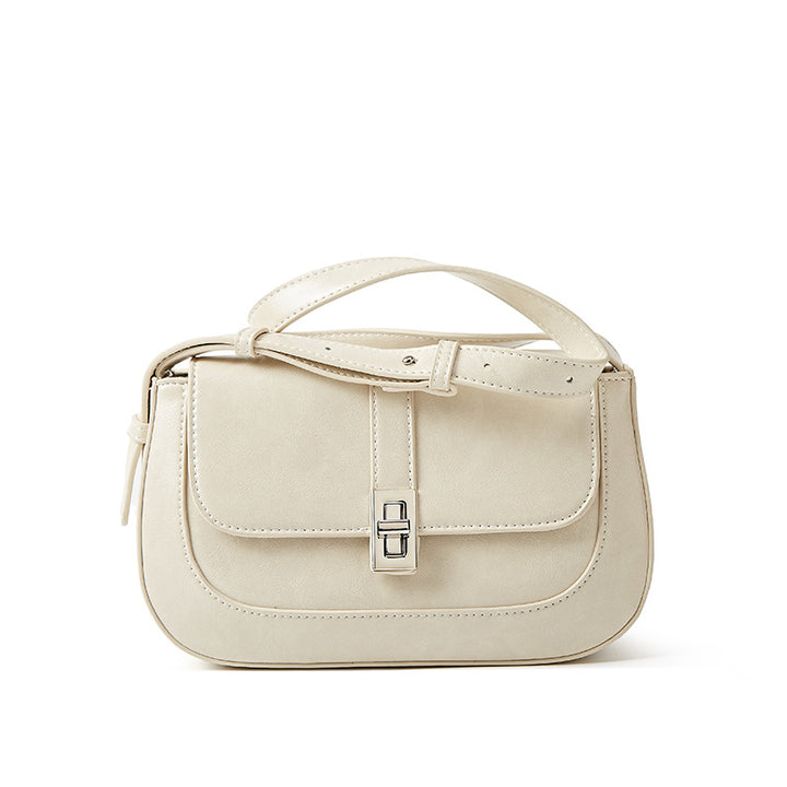 Damen Umhängetasche aus hochwertigem Leder mit elegantem Klappenverschluss Nord Taschen
