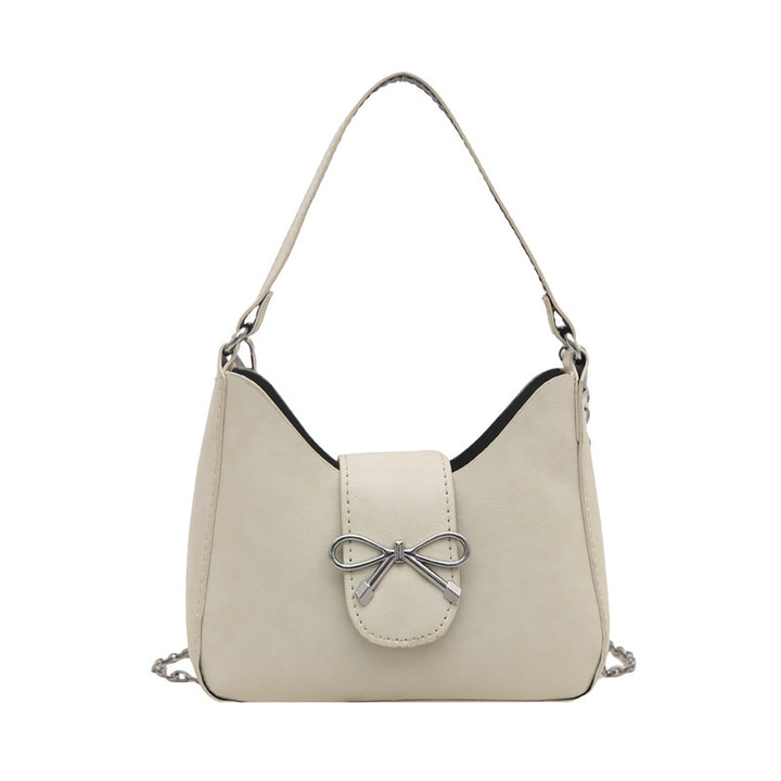 Damen-Handtasche mit verspieltem Schleifendetail und hochwertiger Kettenverzierung Nord Taschen