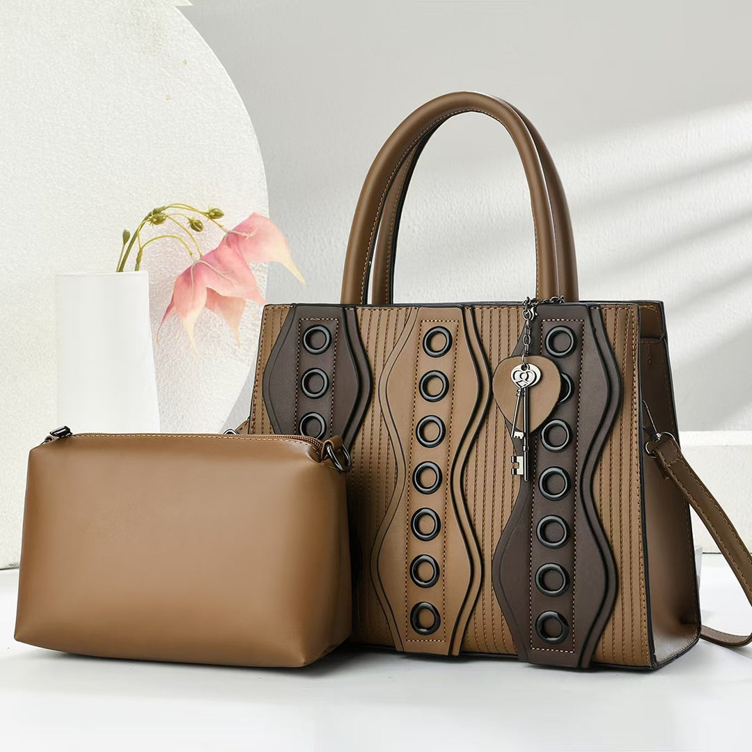 Damen elegante Handtasche mit dekorativen Details Nord Taschen
