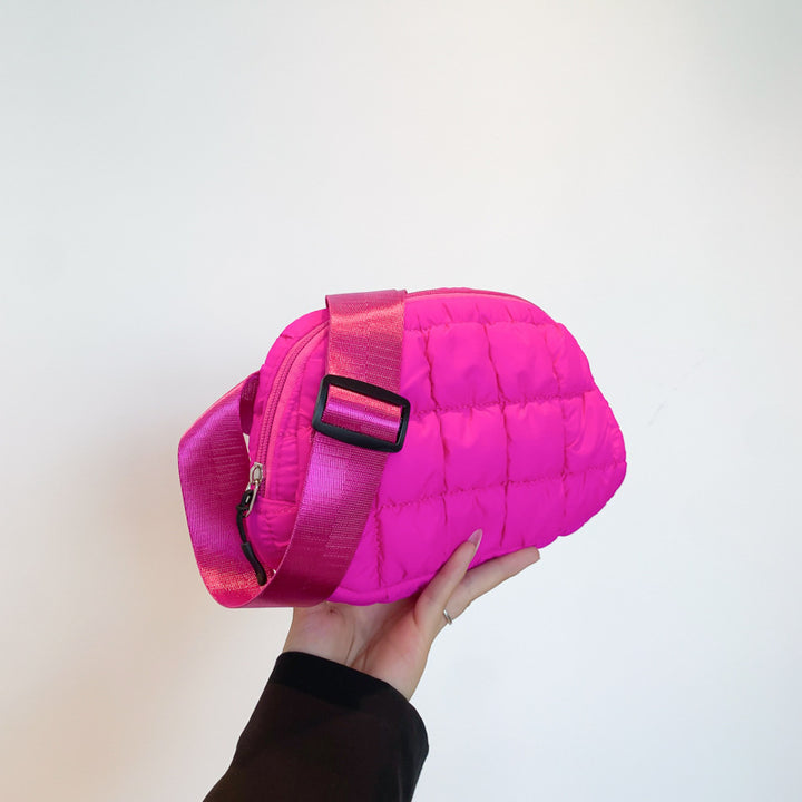 Damen praktische Umhängetasche mit gestepptem Design Nord Taschen