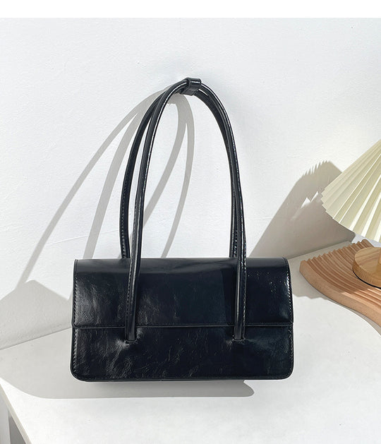 Damen Handtasche mit strukturiertem Kunstleder und stilvollem Klappenverschluss Nord Taschen