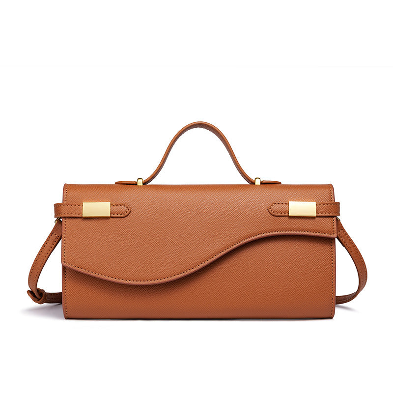 Damen Handtasche mit modernem Wellenmuster und elegantem Verschluss Nord Taschen